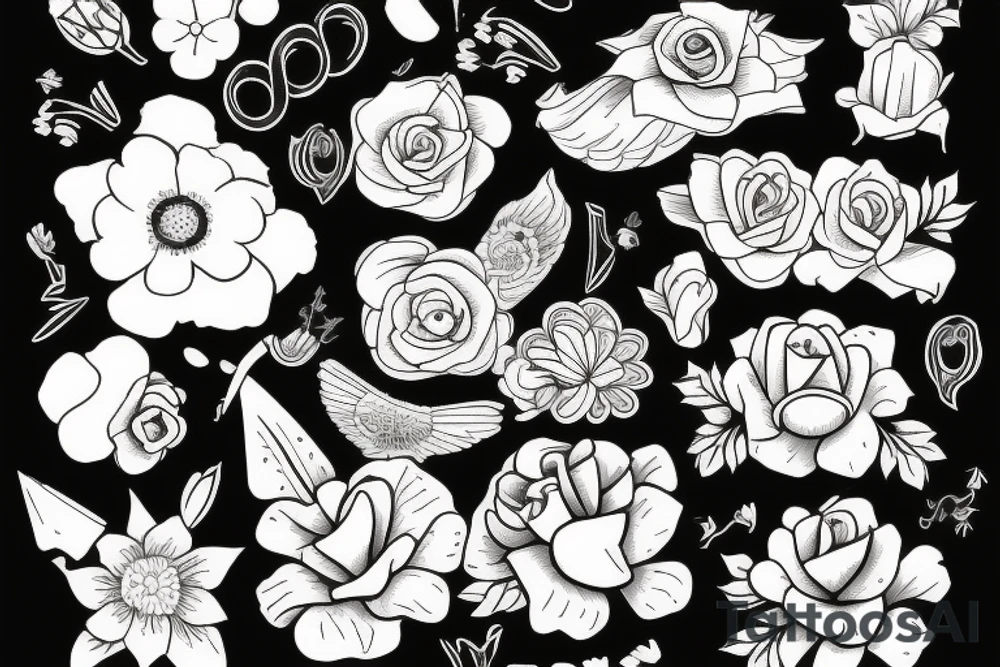 Flover tiny tattoo idea