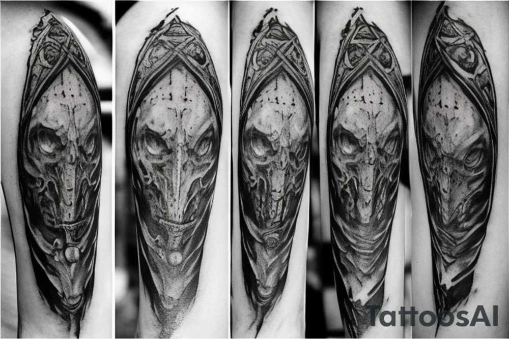 Cif and artorias from dark souls tattoo idea