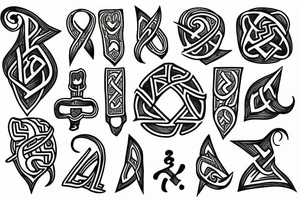 Runes tattoo idea