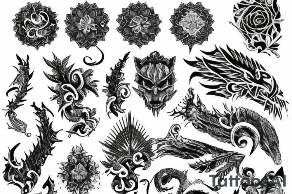 Spine tattoo idea