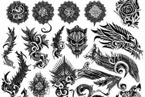 Spine tattoo idea