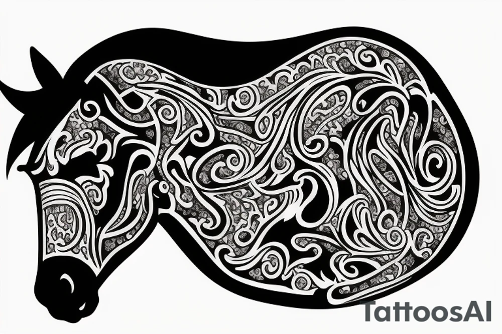 Free Horse tattoo idea