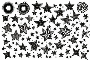 Stars tattoo idea