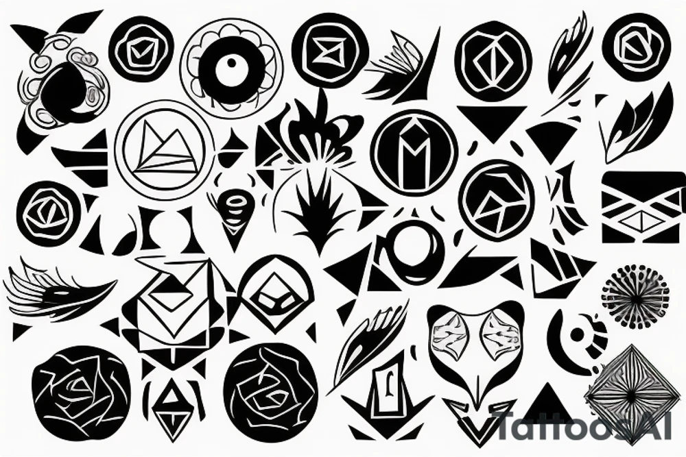 Virgo sunsign tattoo idea