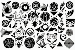 Virgo sunsign tattoo idea