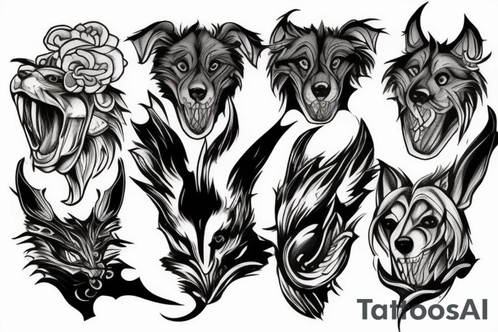 Cerberus tattoo idea