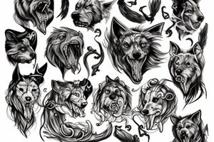 Cerberus tattoo idea