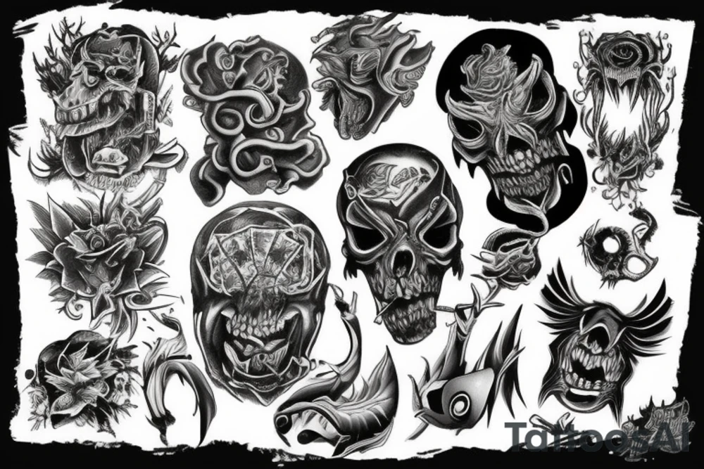 monster tattoo idea