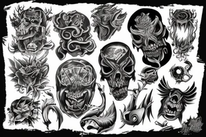 monster tattoo idea