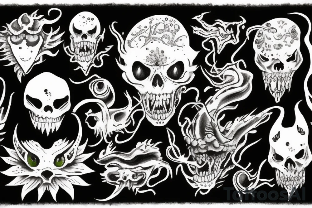 monster tattoo idea