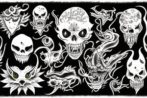 monster tattoo idea