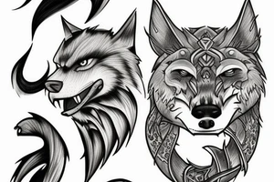 fenrir tattoo idea