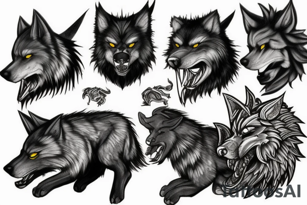 fenrir tattoo idea