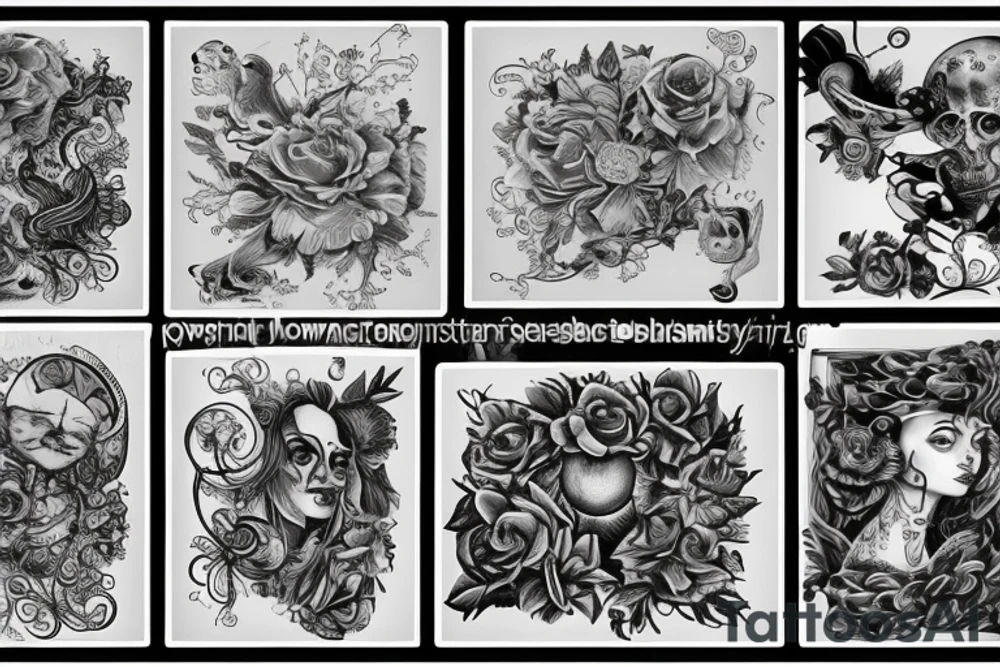 Из ладони растет цветок жизни. tattoo idea