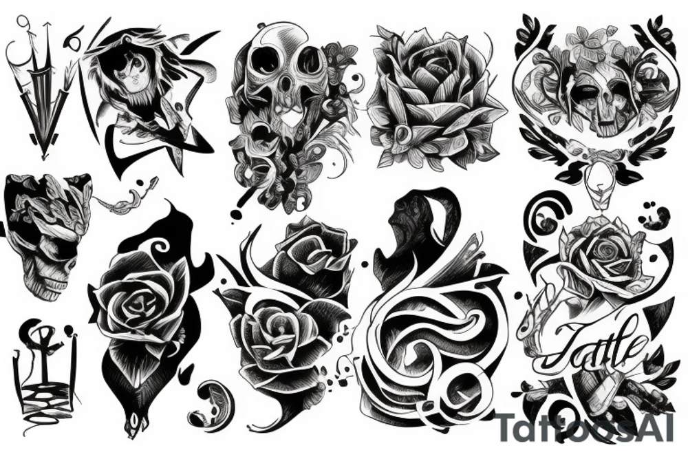 title "NO FATE" tattoo idea