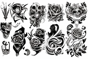 title "NO FATE" tattoo idea