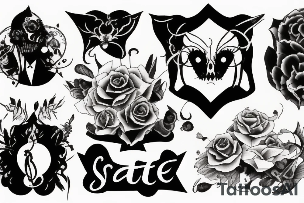 title "NO FATE" tattoo idea