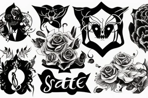 title "NO FATE" tattoo idea