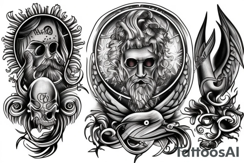 Poseidon tattoo idea