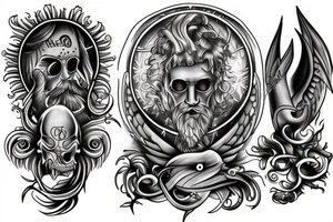 Poseidon tattoo idea