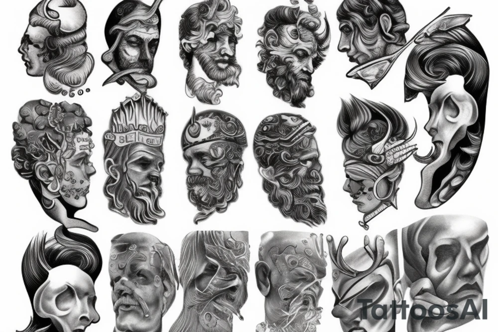 Poseidon tattoo idea