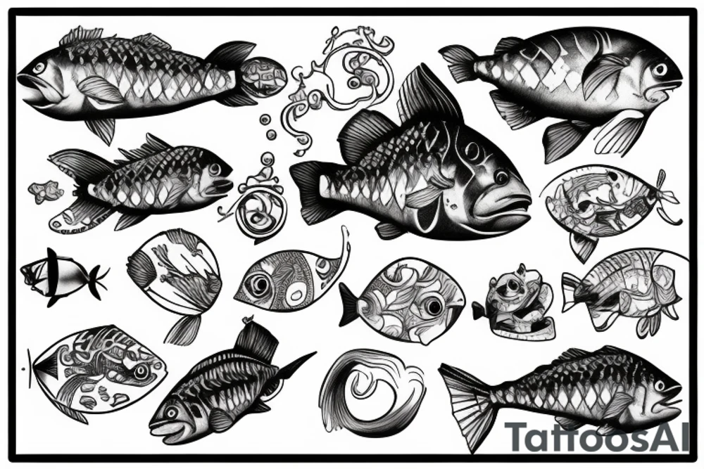 Dropfish tattoo idea