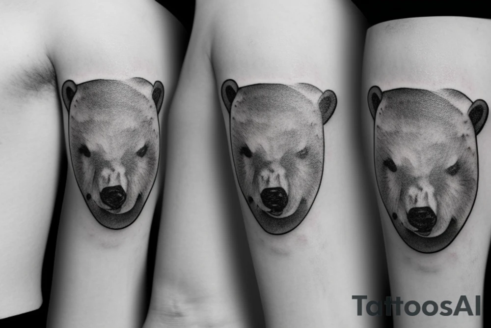 Ursa mayor, constellation, polar bear tattoo idea