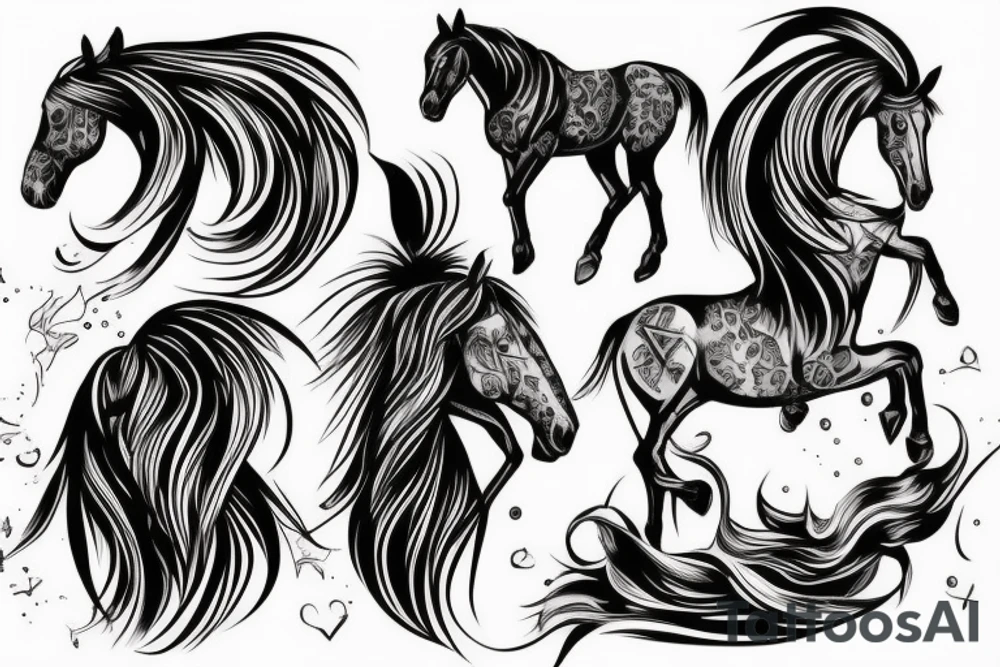 Horse tattoo idea
