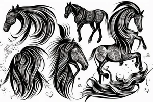 Horse tattoo idea