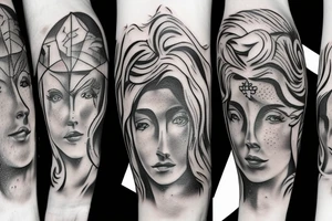 Greece mythology tattoo idea