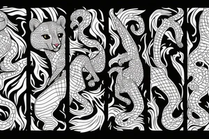 cheetah running tattoo idea