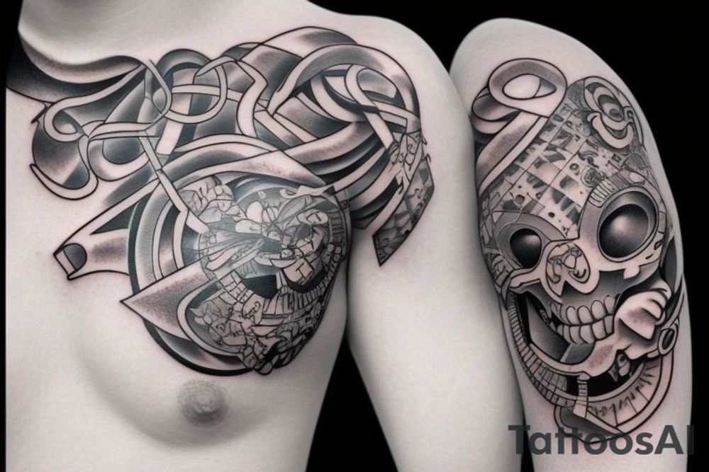 3d Optical illusion tattoo idea