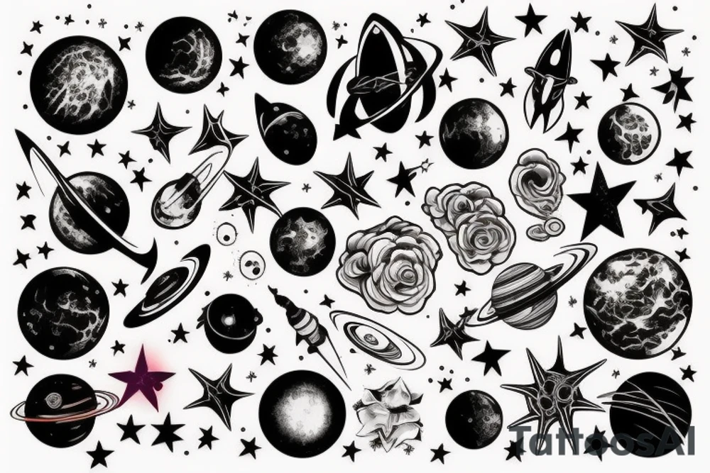 Space tattoo idea