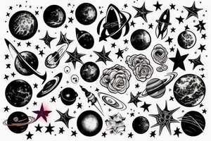 Space tattoo idea