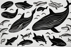 Whale tattoo idea