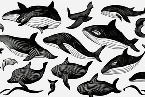 Whale tattoo idea