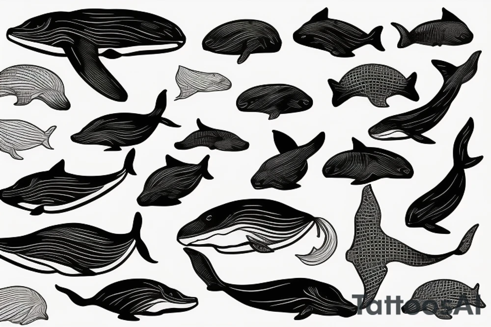 Whale tattoo idea