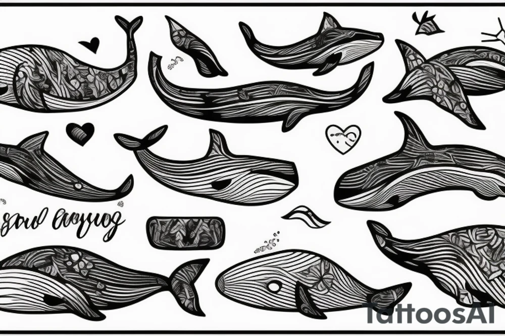 Whale tattoo idea