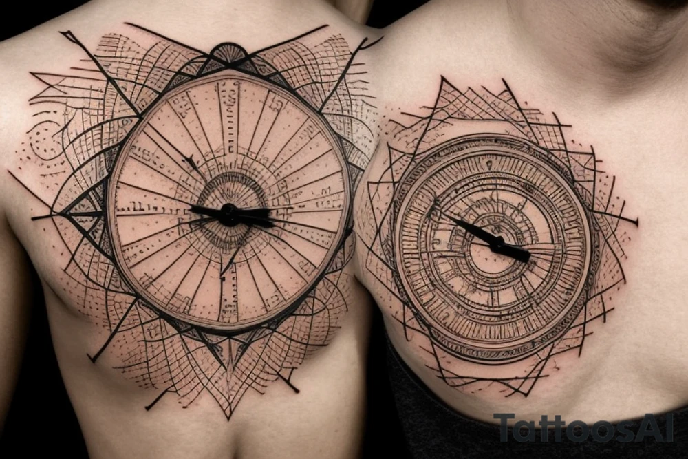 The word Zeit but using a sand clock as Z. Position would be neck tattoo idea