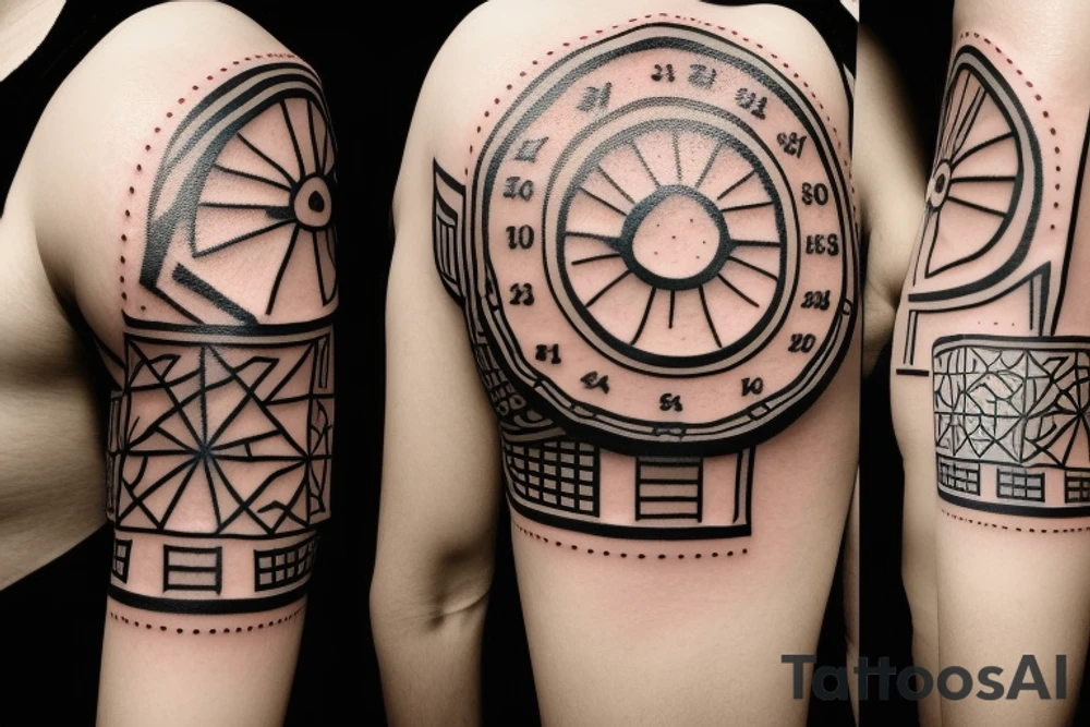 Small tattoo that consists of the word ZEIT but using a sand clock as Z. Position would be neck tattoo idea