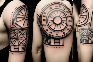 Small tattoo that consists of the word ZEIT but using a sand clock as Z. Position would be neck tattoo idea