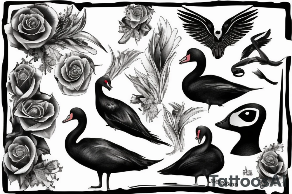 the black swan tattoo idea