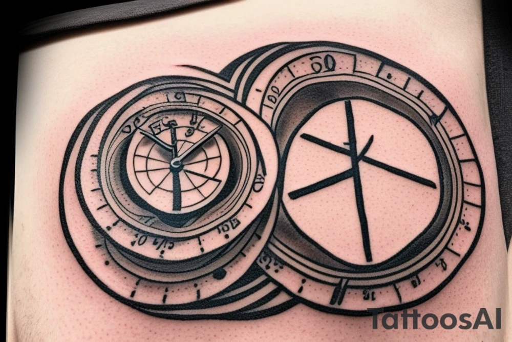 Small tattoo that consists of the word ZEIT but using a sand clock as Z. Position would be neck tattoo idea
