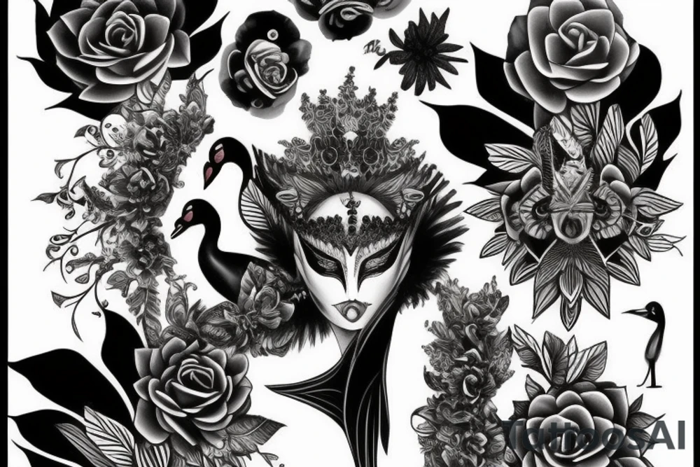 the black swan tattoo idea