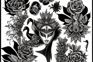 the black swan tattoo idea