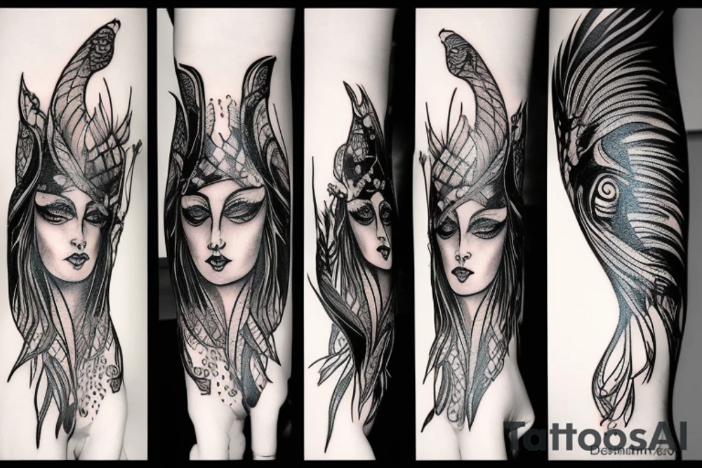 the black swan tattoo idea