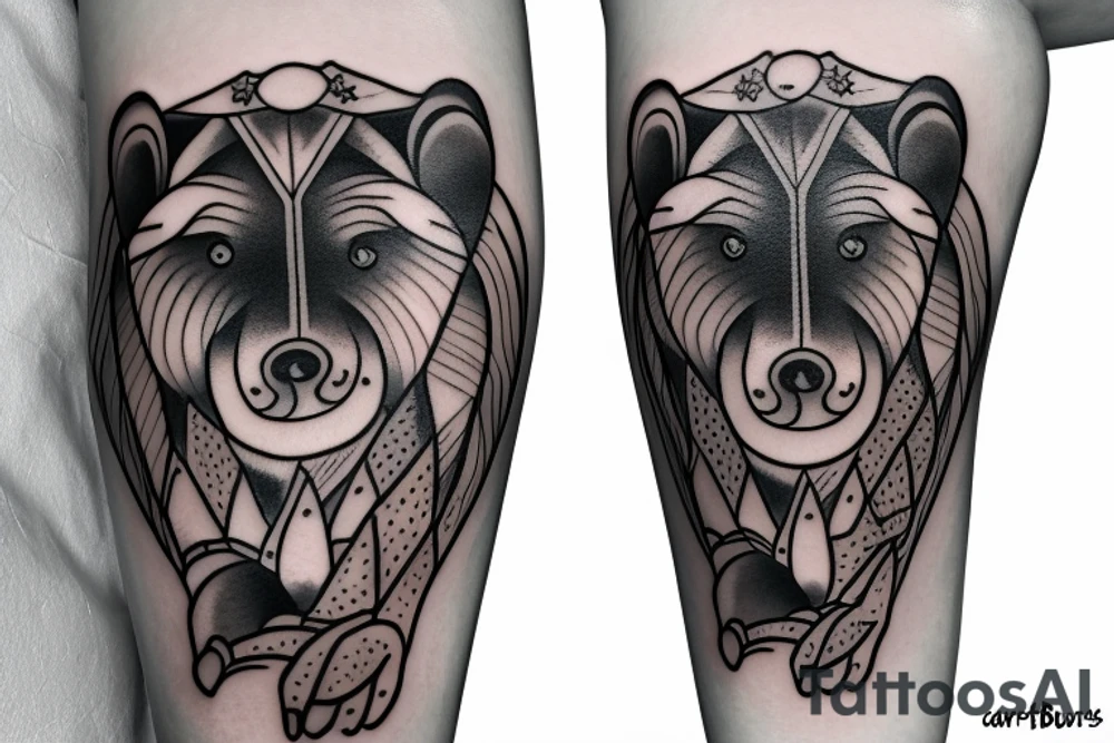 Haribo bear on arm tattoo idea