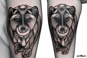 Haribo bear on arm tattoo idea