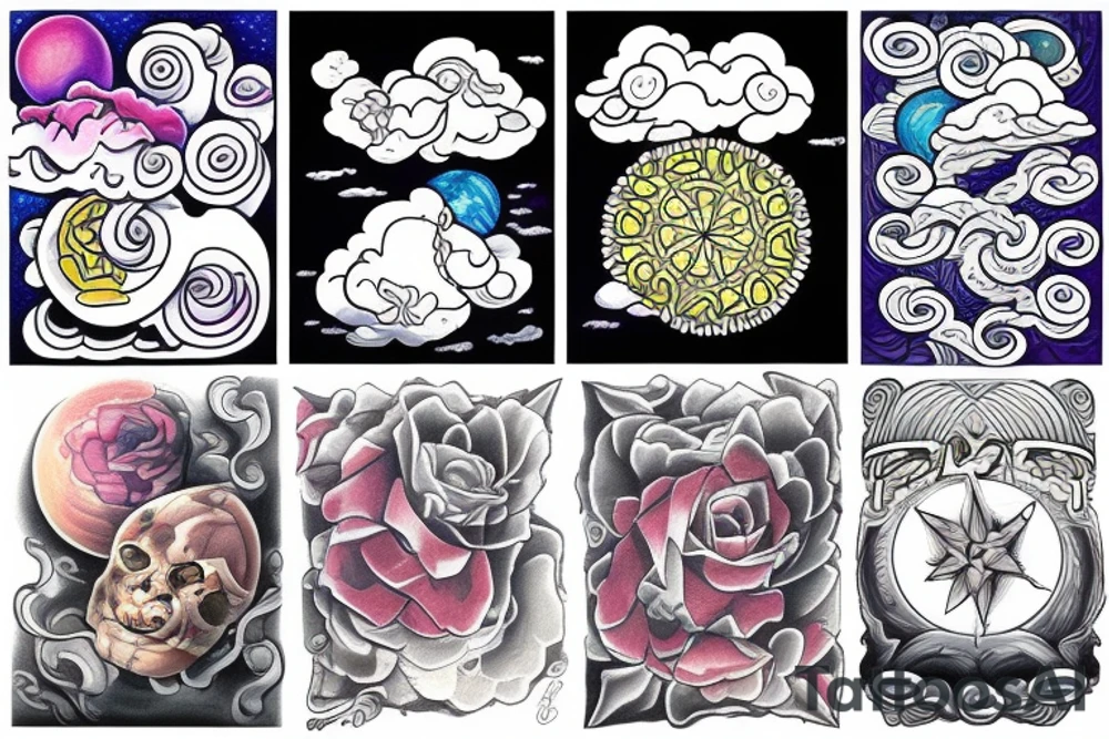 Ideeas in the Clouds tattoo idea
