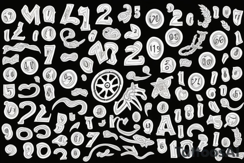 Numbers: 22:22 tattoo idea